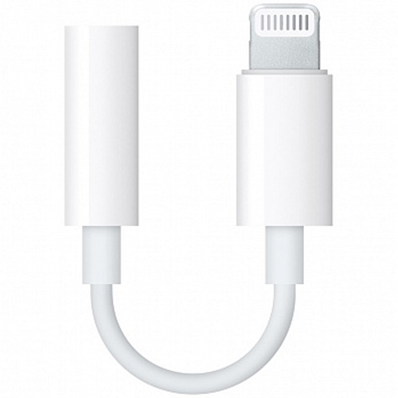 Адаптер для Apple Lightning to 3.5mm (Only music) (Белый)