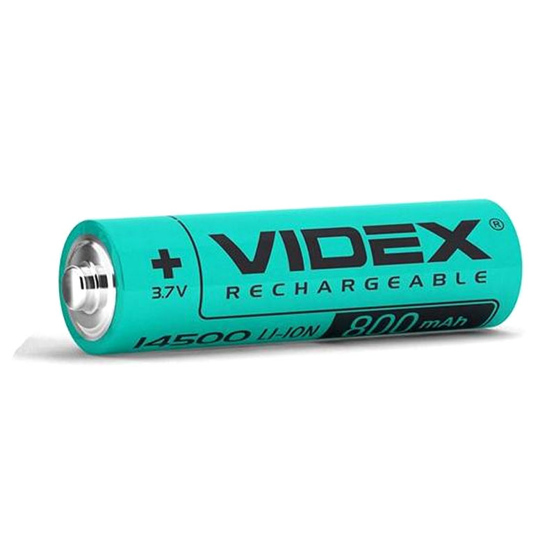 Аккумулятор 14500 VIDEX 800mAh Li-ion (Зеленый)