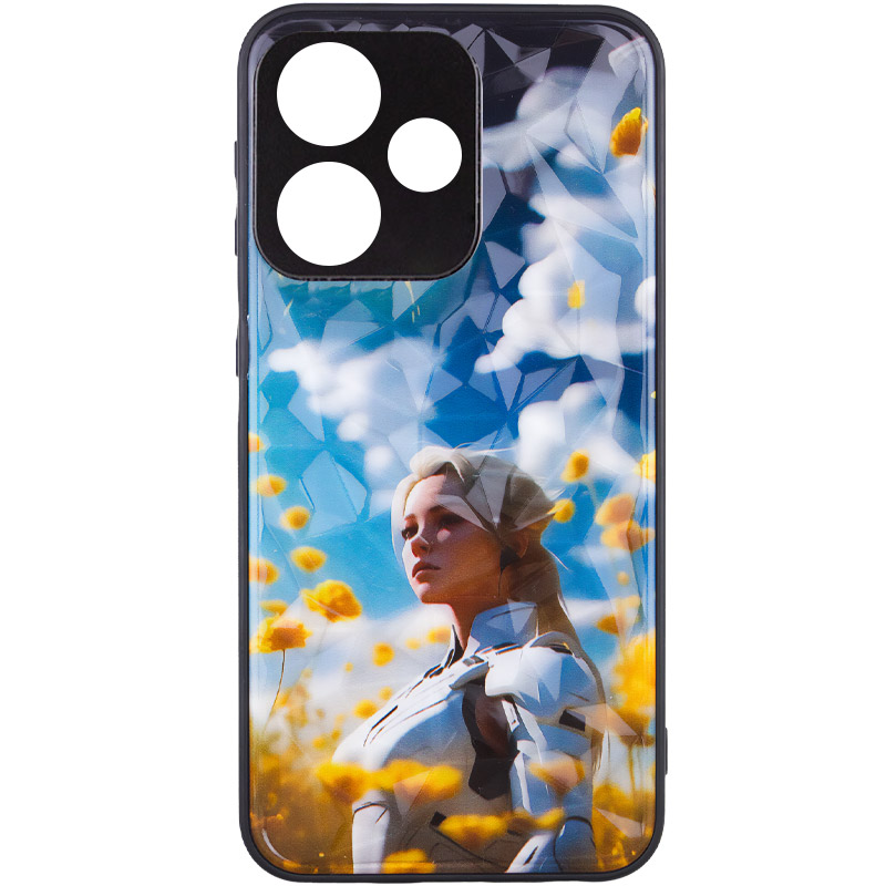TPU+PC чехол Prisma Ladies для Xiaomi Redmi 13 4G / Poco M6 4G (Anime)