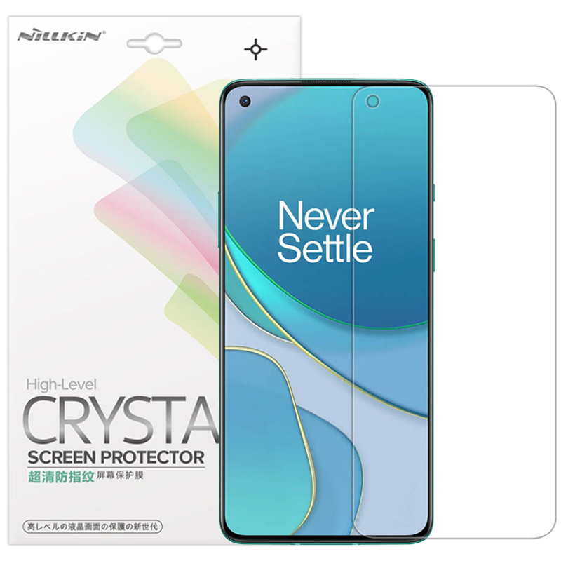 Защитная пленка Nillkin Crystal для OnePlus 8T (Анти-отпечатки)