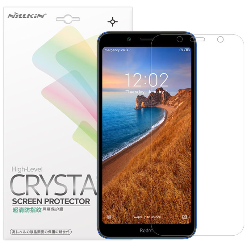 Защитная пленка Nillkin Crystal для Xiaomi Redmi 7A (Анти-отпечатки)