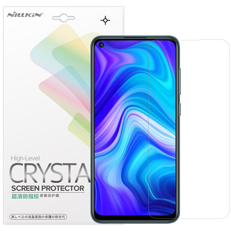Защитная пленка Nillkin Crystal для Xiaomi Redmi 10X (Анти-отпечатки)