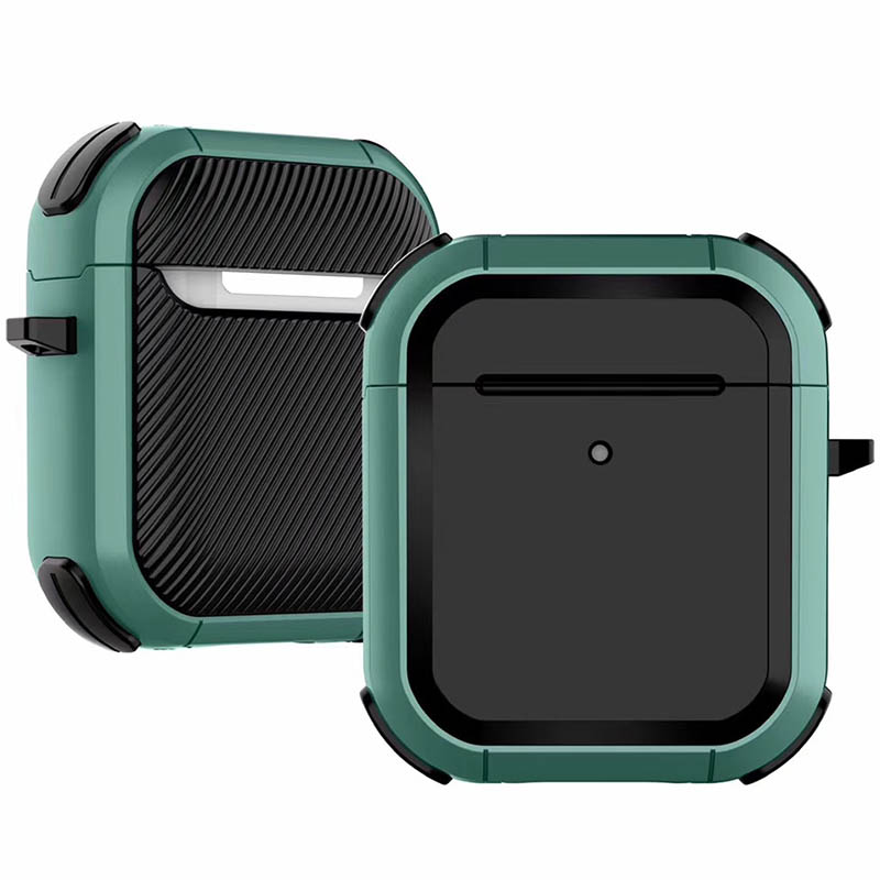 Протиударний футляр Black ed. для Футляры для AirPods (Apple Green)