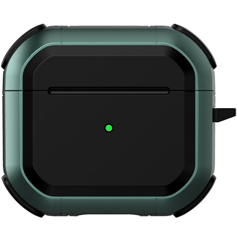 Футляр противоударный Black ed. для наушников Airpods 3 (Apple Green)