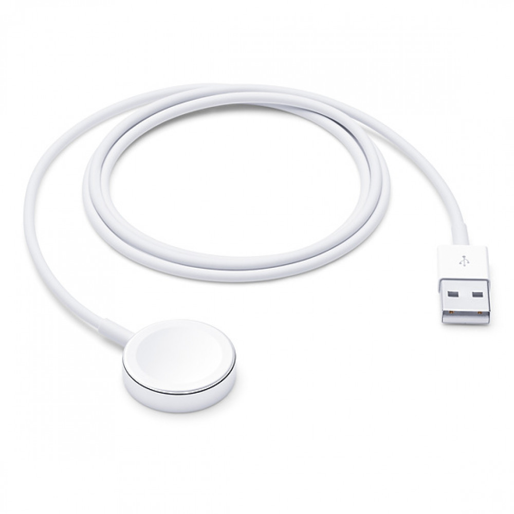 БЗУ для Apple Watch Magnetic Charger to USB Cable (1m) (Белый)