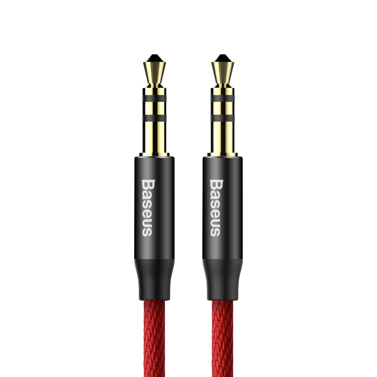 Аудио кабель Aux Baseus Yiven M30 (1m) (CAM30) (Черный / Красный)