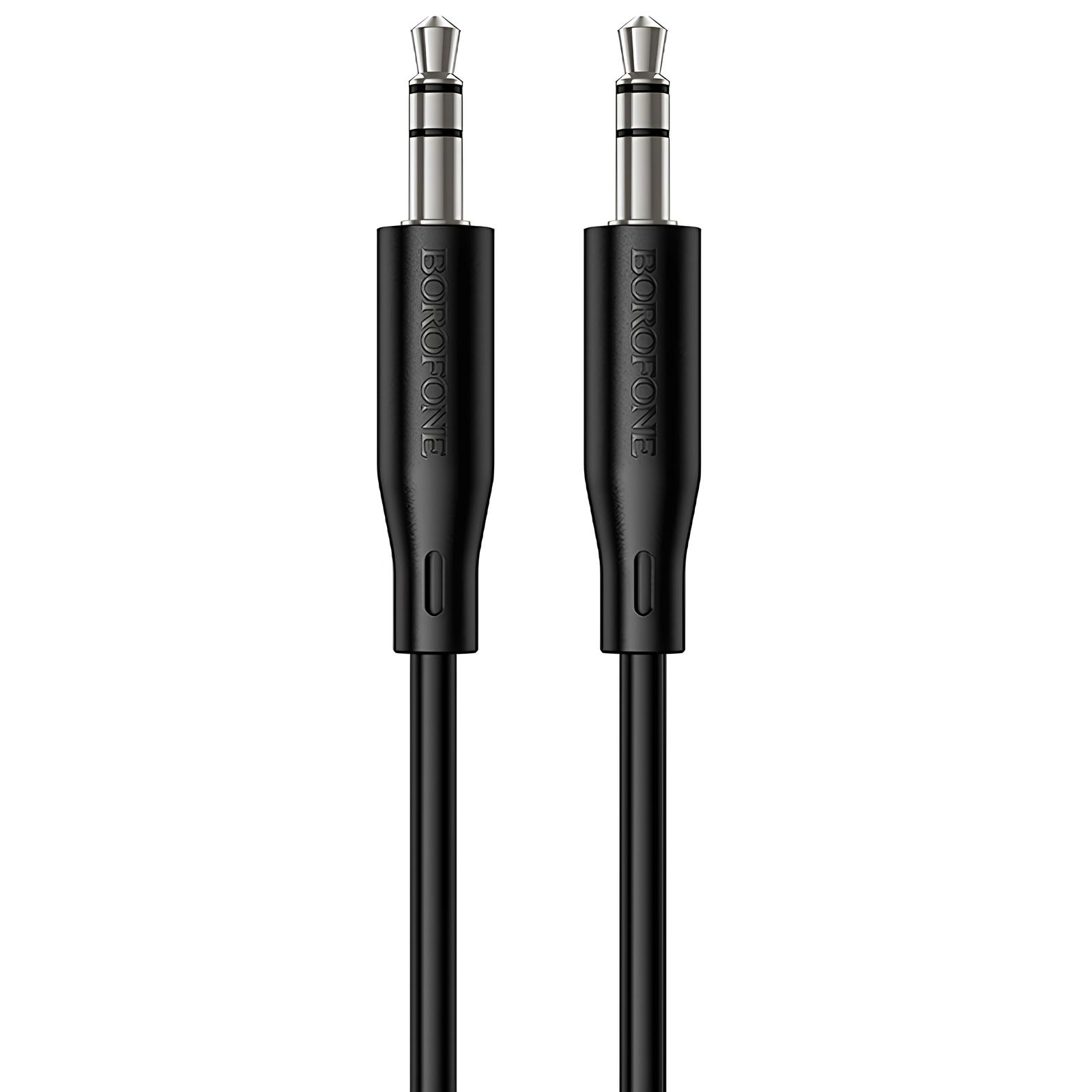 Аудио кабель Aux Borofone BL26 Standard (1m) (Black)