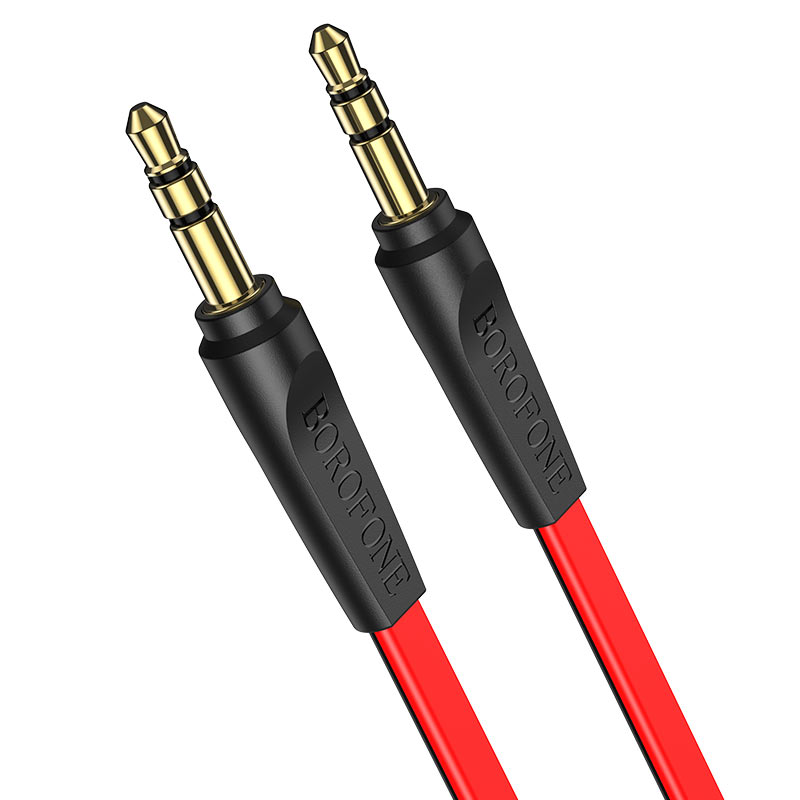 Аудио кабель Aux Borofone BL6 (1m) (Красный)
