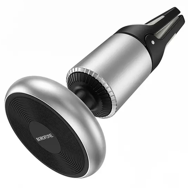 Автодержатель Borofone BH47 Cool move air outlet magnetic (extended version) (Black / Silver)