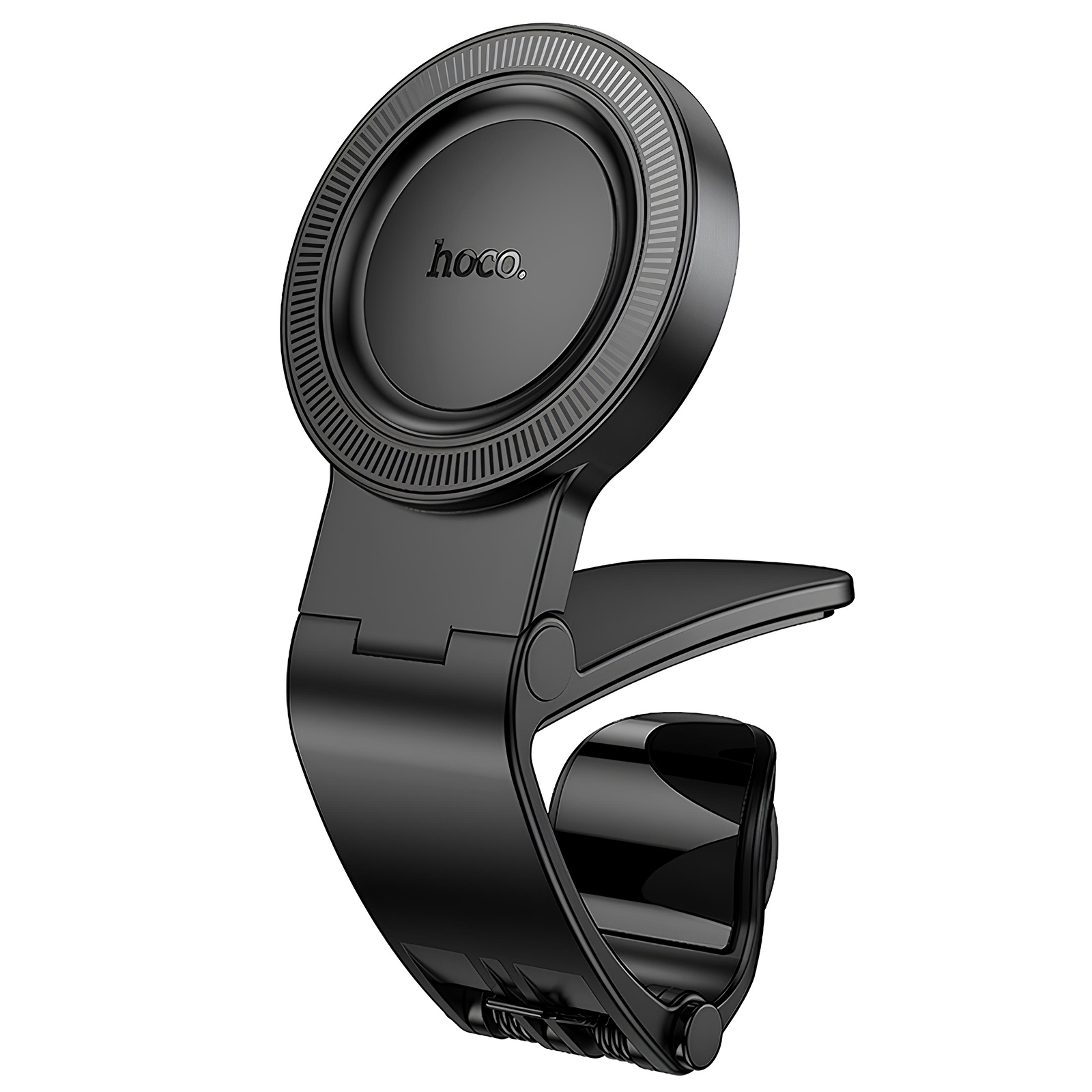 Автодержатель Hoco H60 Show ring magnetic (dashboard) (Black)
