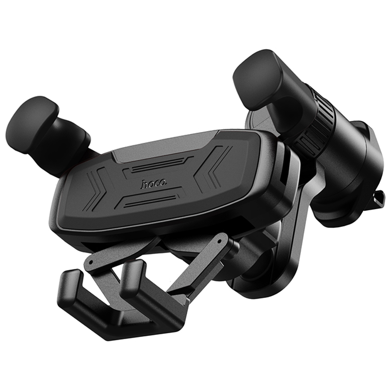 Автодержатель Hoco H66 Gamble gravity linkage (air outlet) (Black)