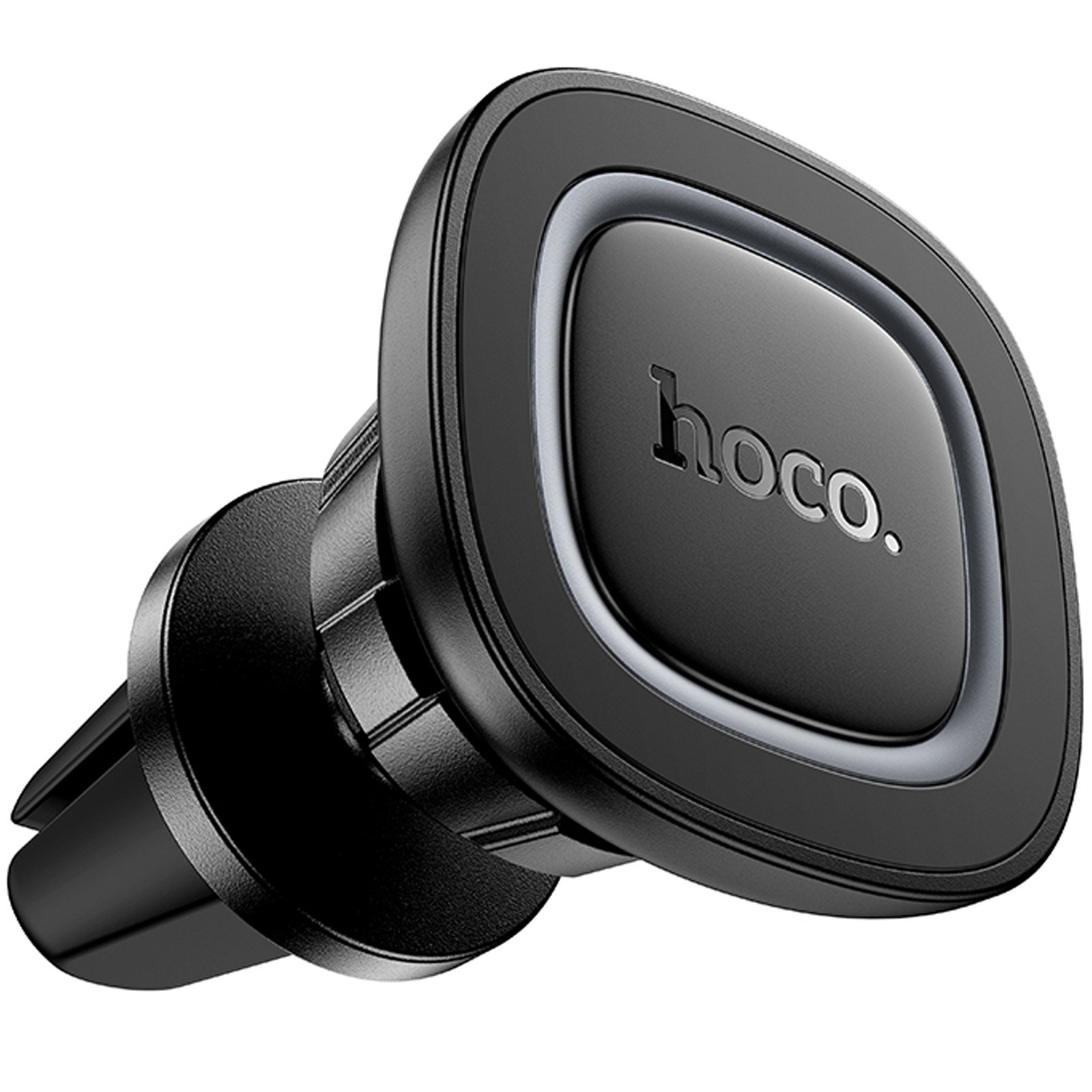Автодержатель Hoco H72 Crown magnetic (air outlet) (Black / Metal gray)