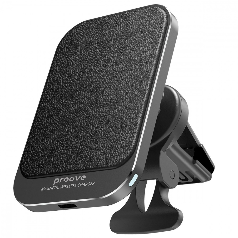 Автодержатель с БЗУ Proove Square Magnetic 15W (Black)