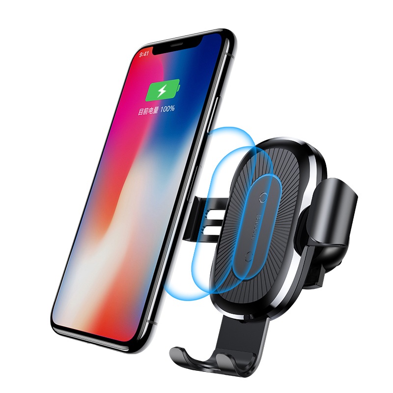 Автодержатель с БЗУ Baseus Gravity Wireless Air Vent (WXYL)