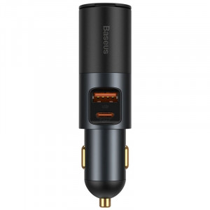 АЗУ Baseus Share Together Fast Charge with Cigarette Lighter Expansion Port U+C 120W (CCBT-C0G)