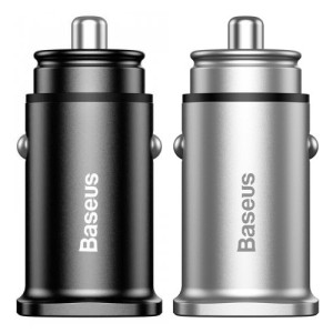 АЗП Baseus Square Metal QC 3.0 30W 2USB