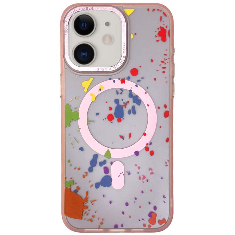 Чехол TPU+PC Flush with MagSafe для Apple iPhone 11 (6.1") (Baby pink)