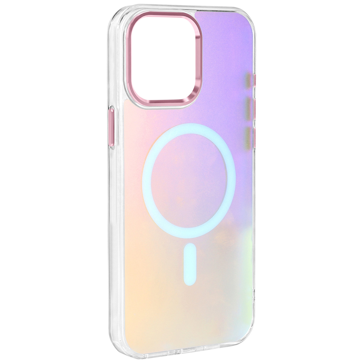 Чехол TPU Lunar Glow (MagFit) для Apple iPhone 14 Pro (6.1") (Baby Pink)