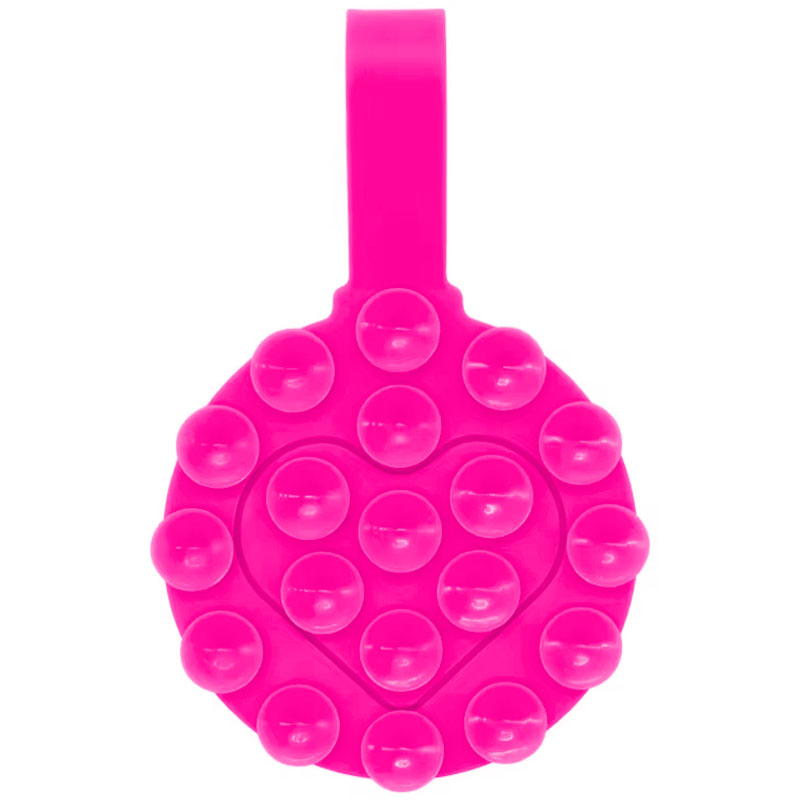 Тримач-присоска для телефона Double Side Silicone with a Strap (Barbie Pink)