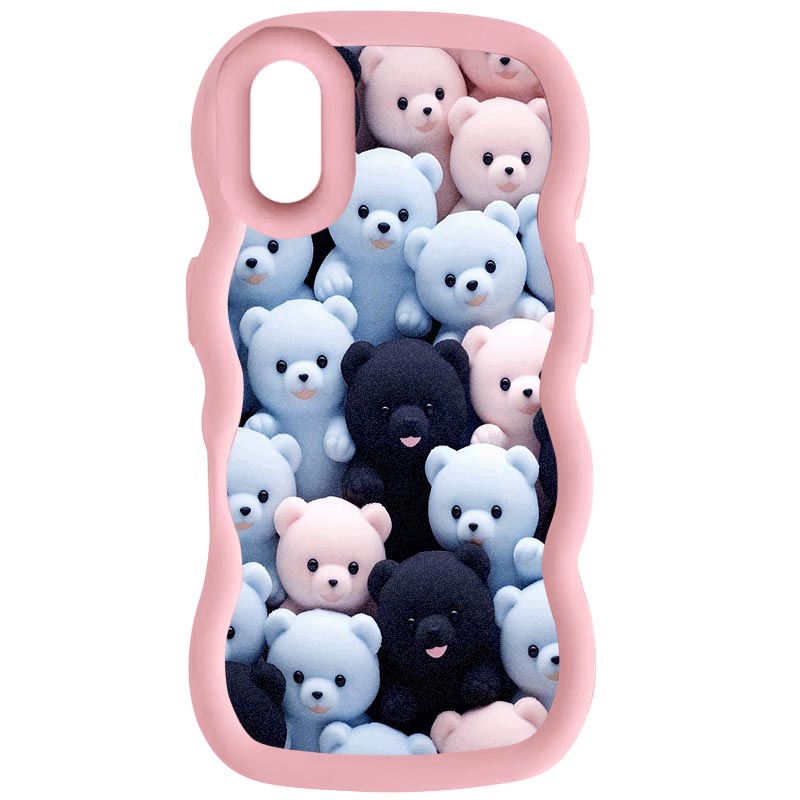Чехол TPU Cloudy Pictures для Apple iPhone X / XS (5.8") (Bears)