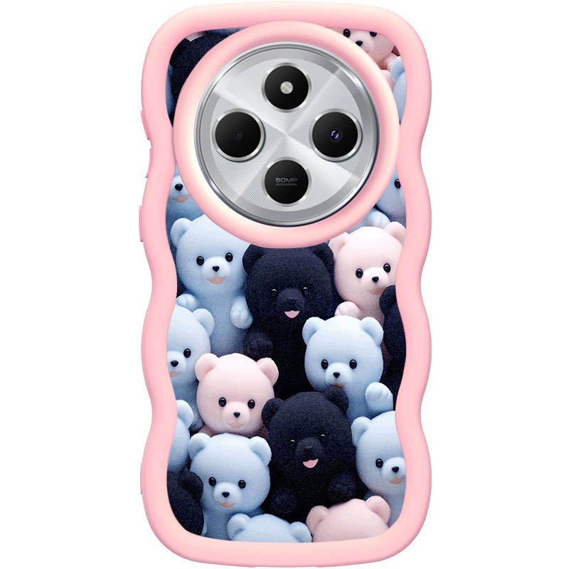 Чохол TPU Cloudy Pictures для Xiaomi Redmi 14C / Poco C75 (Bears)