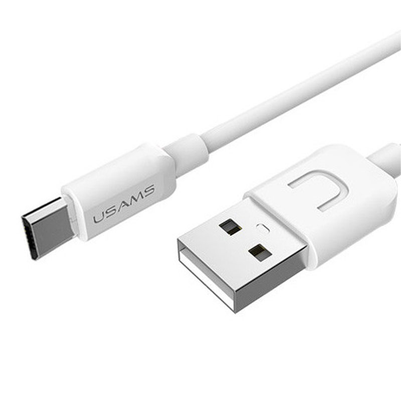 Дата кабель Usams US-SJ098 U-Turn Series USB to MicroUSB (1m) (Белый)