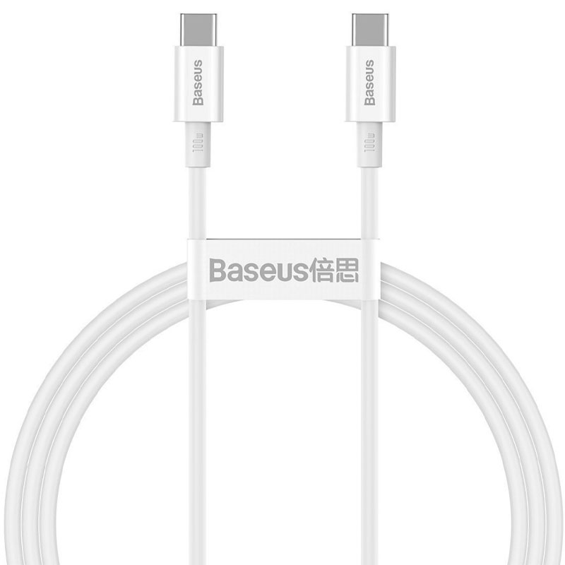 Дата кабель Baseus Superior Series Fast Charging Type-C to Type-C PD 100W (1m) (CATYS-B) (Белый)