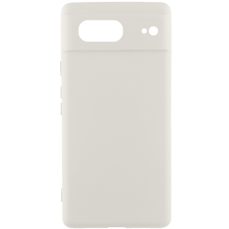 Чохол Silicone Cover Lakshmi Full Camera (AAA) для Google Pixel 7 (Білий / White)