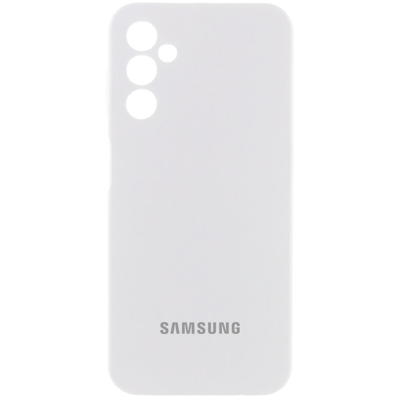 Чехол Silicone Cover Lakshmi Full Camera (AA) with logo для Samsung Galaxy A05s (Белый / White)
