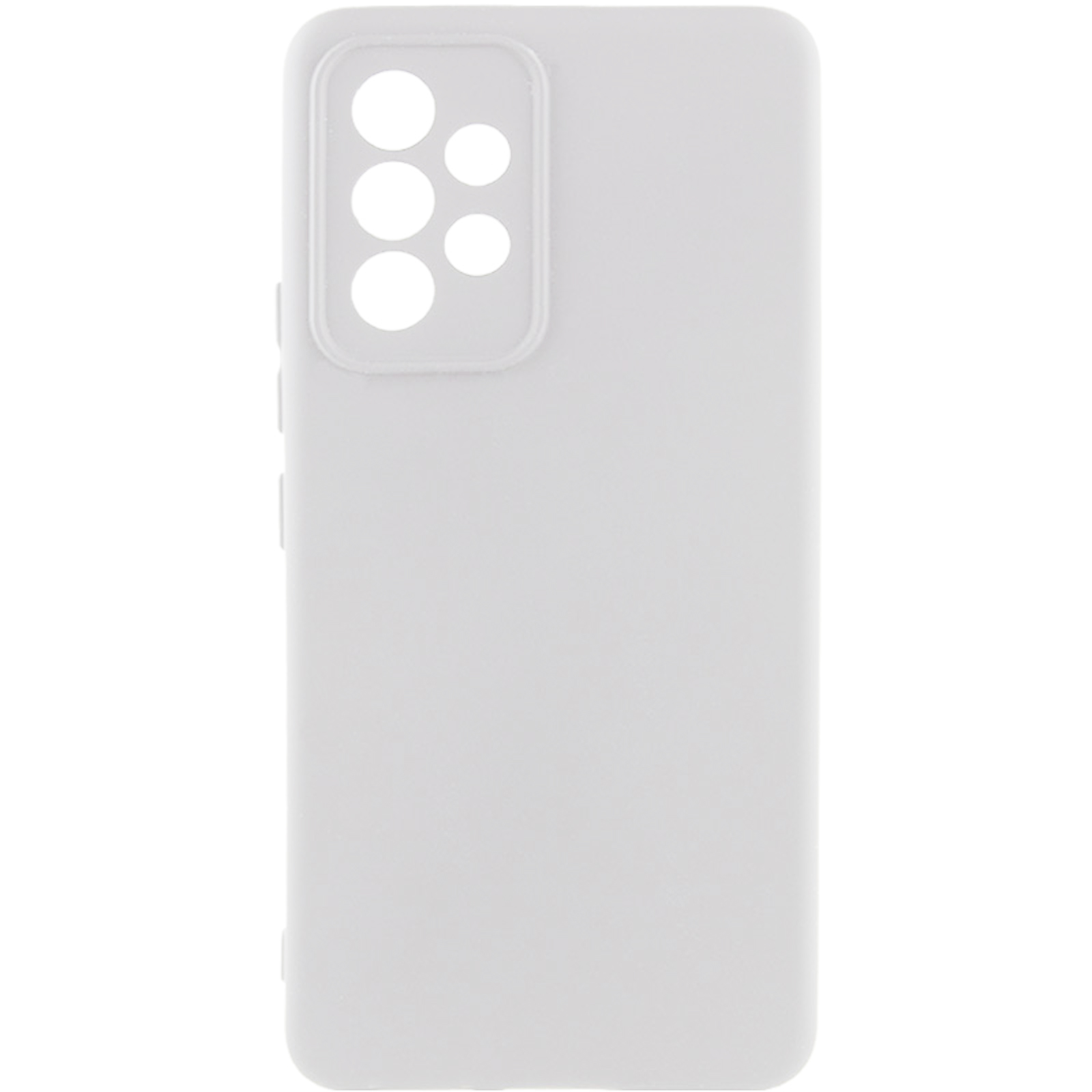 Чехол Silicone Cover Lakshmi Full Camera (AA) для Samsung Galaxy A13 4G (Белый / White)