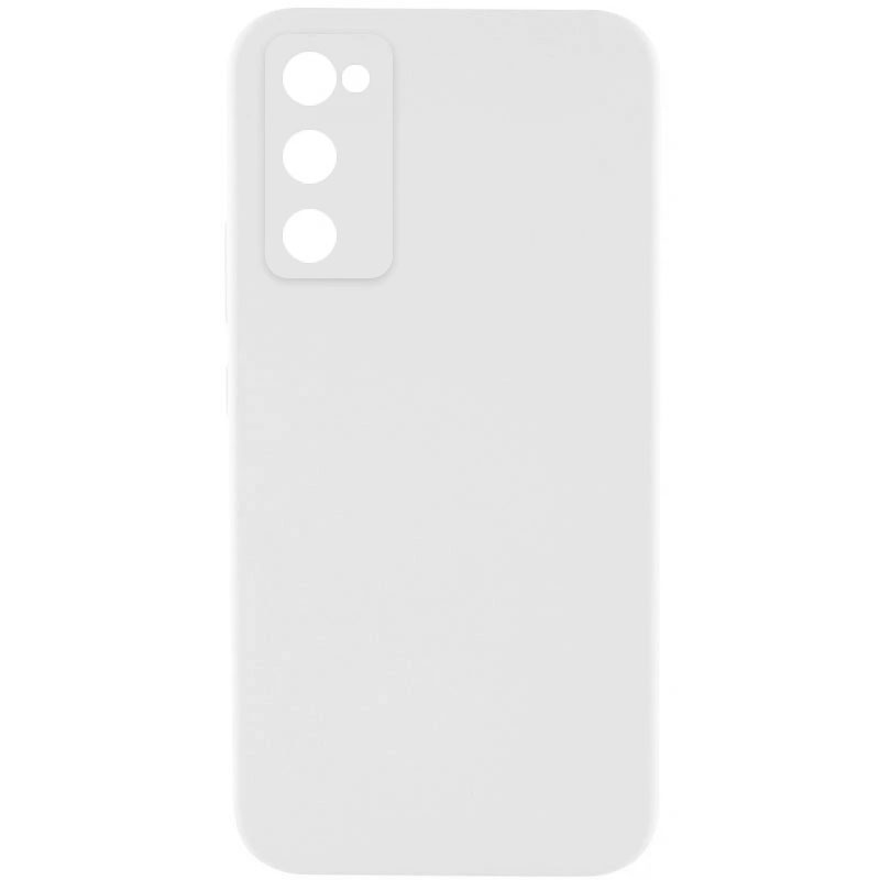 Чехол Silicone Cover Lakshmi Full Camera (AAA) для Samsung Galaxy S20 FE (Белый / White)