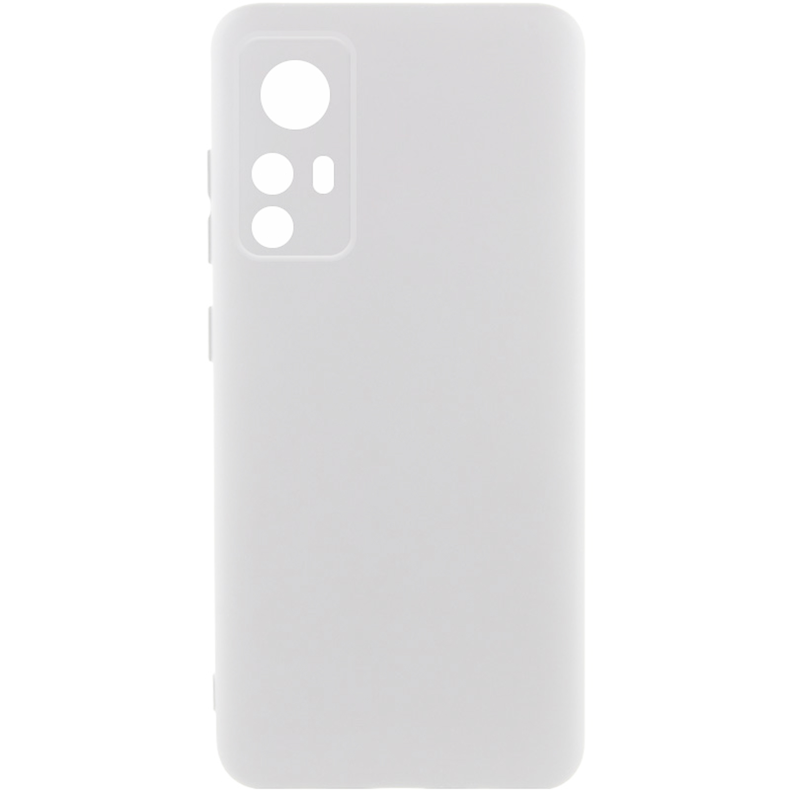 Чехол Silicone Cover Lakshmi Full Camera (AA) для Xiaomi 12T / 12T Pro (Белый / White)