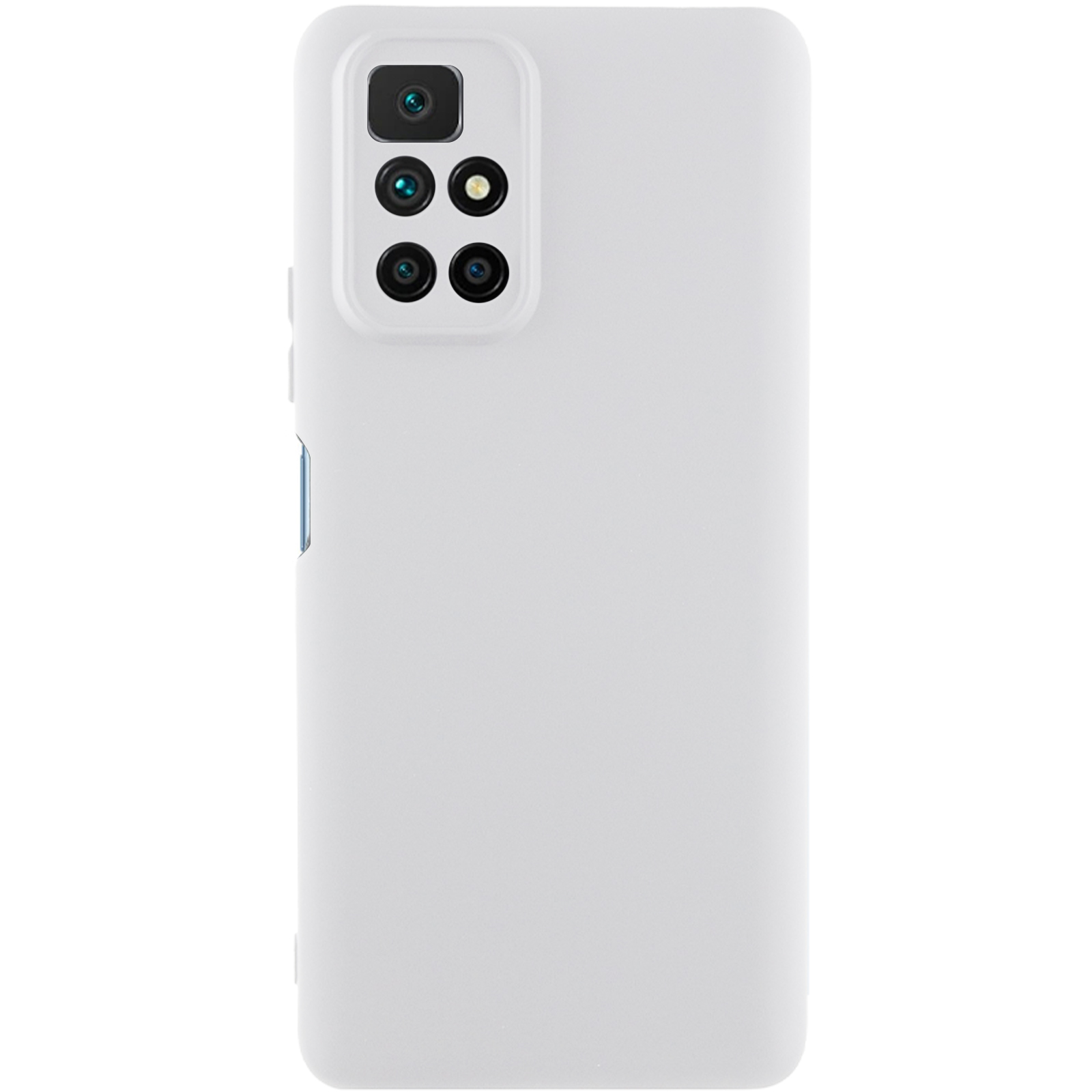 Чехол Silicone Cover Lakshmi Full Camera (AA) для Xiaomi Redmi 10 (Белый / White)
