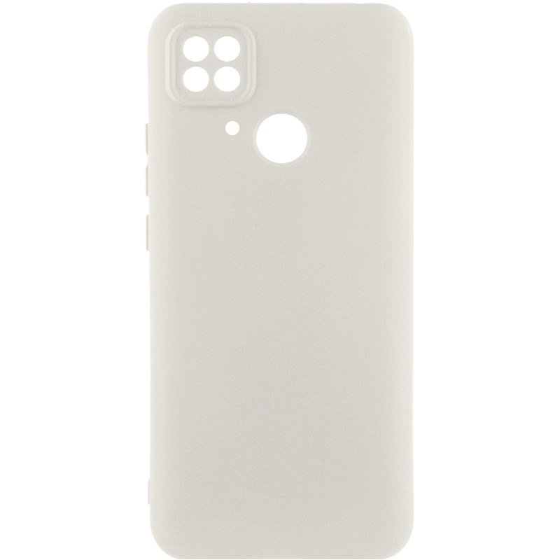 Чехол Silicone Cover Lakshmi Full Camera (AAA) для Xiaomi Redmi 10C (Белый / White)