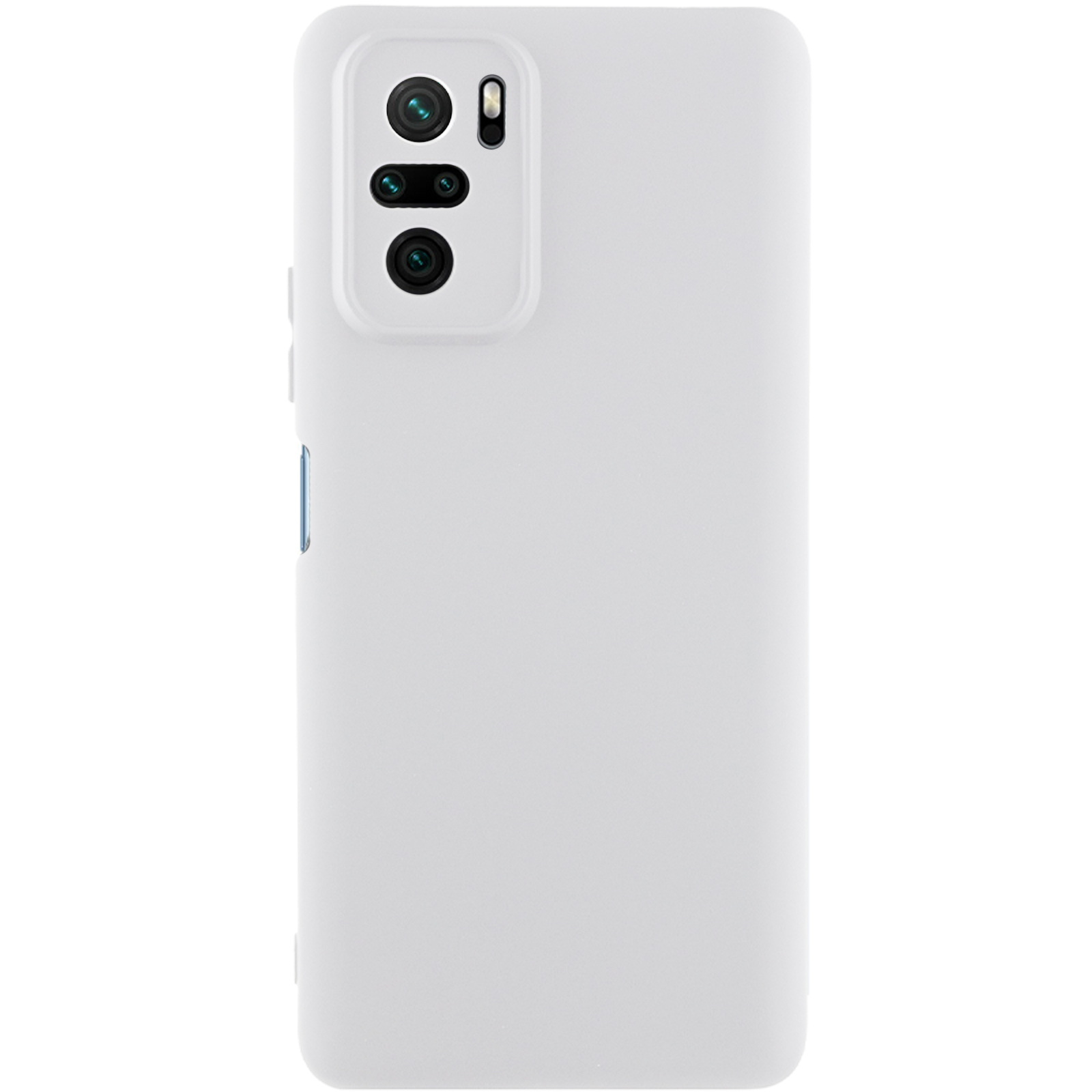 Чохол Silicone Cover Lakshmi Full Camera (AA) для Xiaomi Redmi Note 10s (Білий / White)