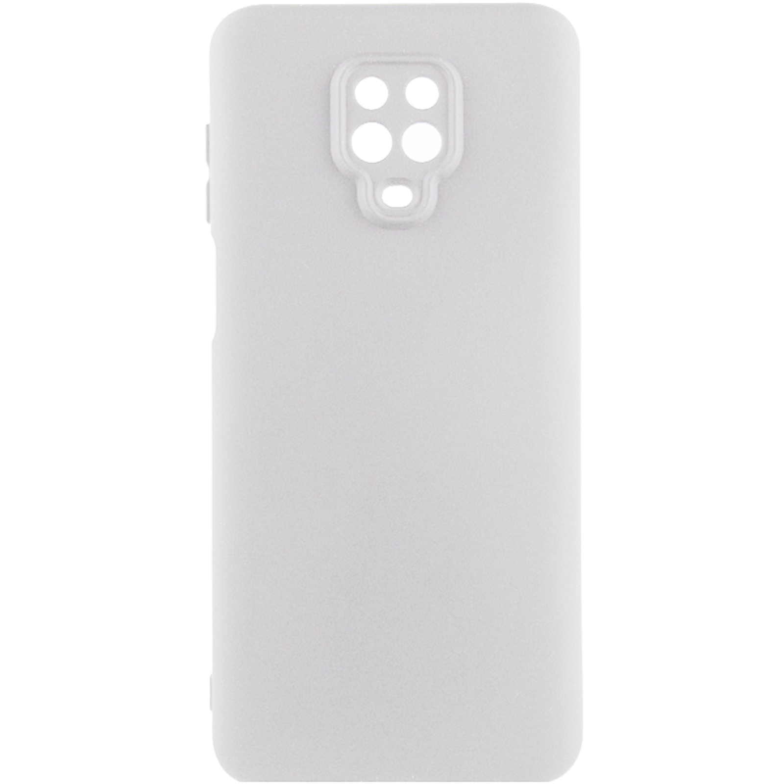 Чохол Silicone Cover Lakshmi Full Camera (AA) для Xiaomi Redmi Note 9s (Білий / White)