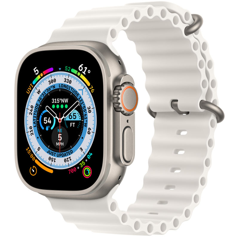 Ремінець Ocean Band для Ремешки для Apple Watch (Білий / White)
