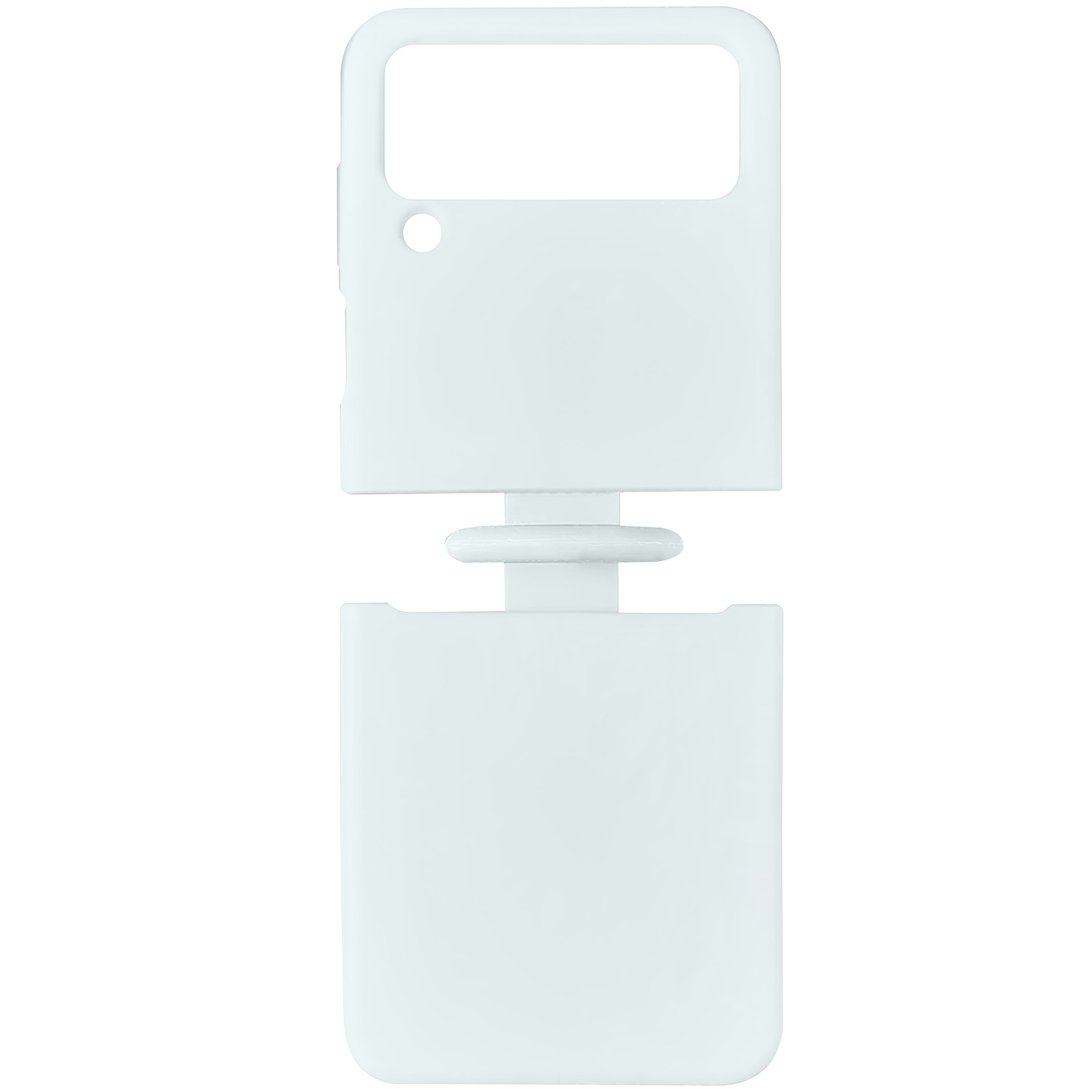 Чехол Foldables Silicone Cover Lakshmi (AAA) для Samsung Galaxy Z Flip4 (Белый / White)