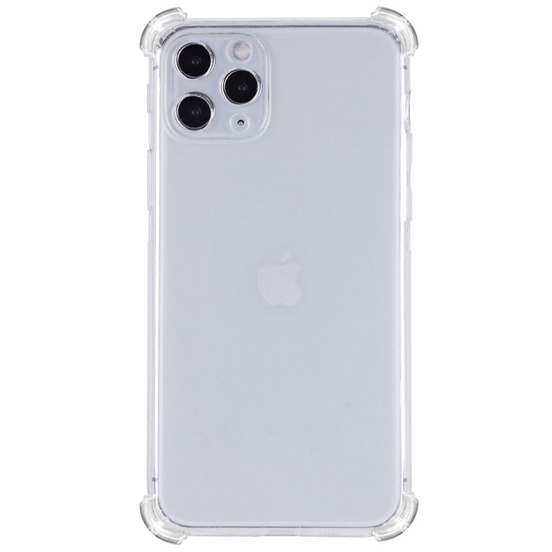 TPU чехол GETMAN Ease logo усиленные углы Full Camera для Apple iPhone 13 Pro (6.1") (Бесцветный (прозрачный))