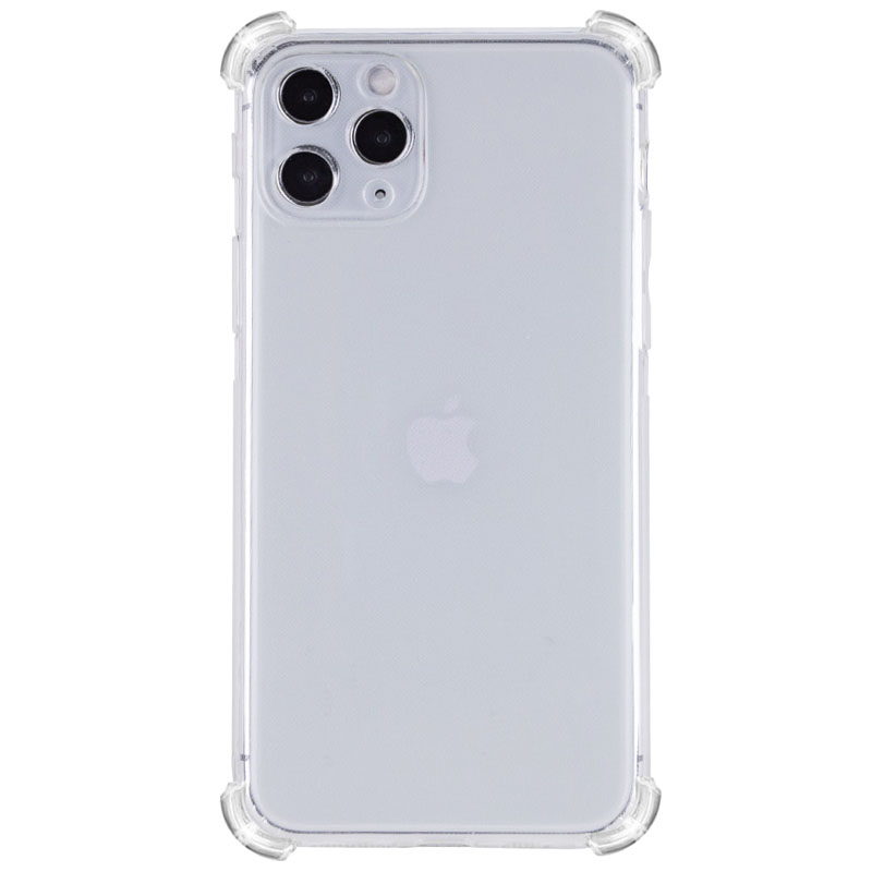 TPU чехол GETMAN Ease logo усиленные углы для Apple iPhone 13 Pro (6.1") (Бесцветный (прозрачный))