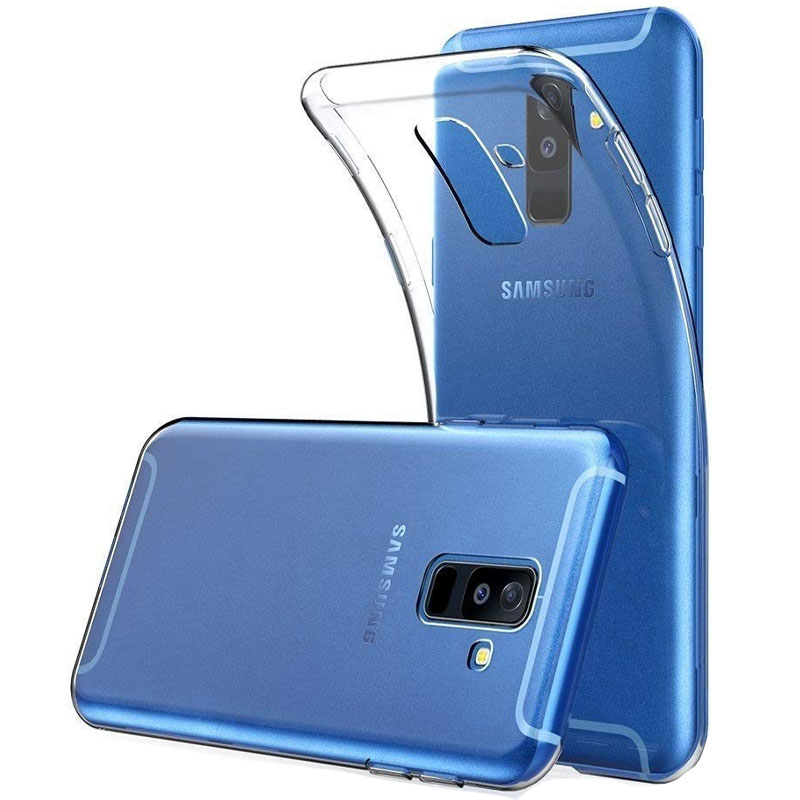 TPU чехол Epic Transparent 1,0mm для Samsung Galaxy A6 Plus (2018) (Бесцветный (прозрачный))