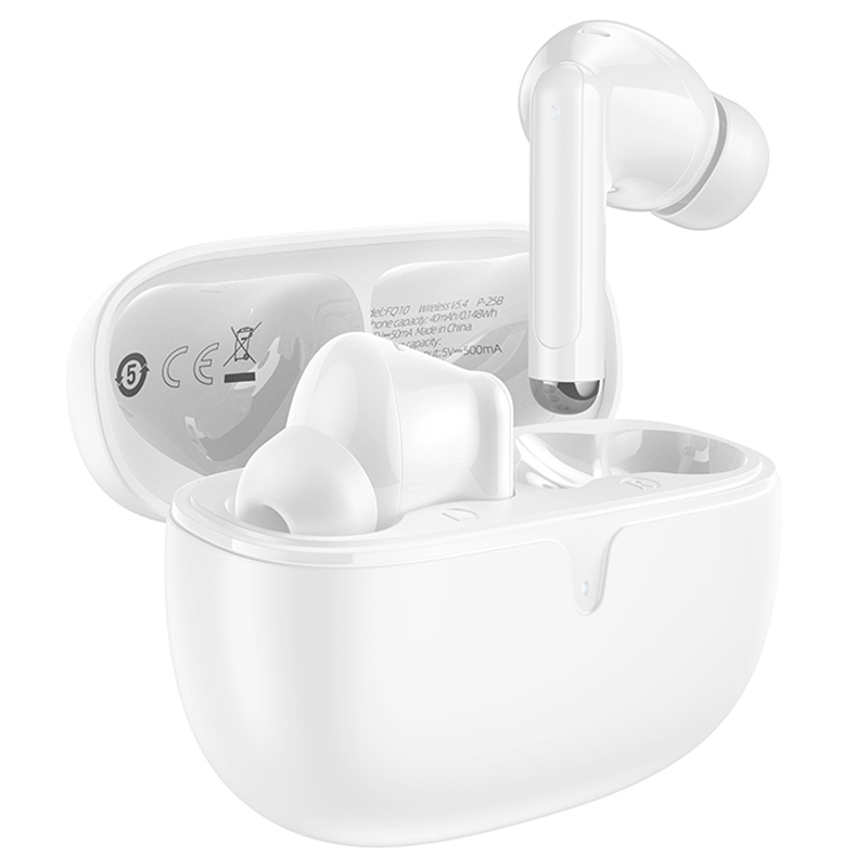 Беспроводные TWS наушники Borofone FQ10 Joyful (White)