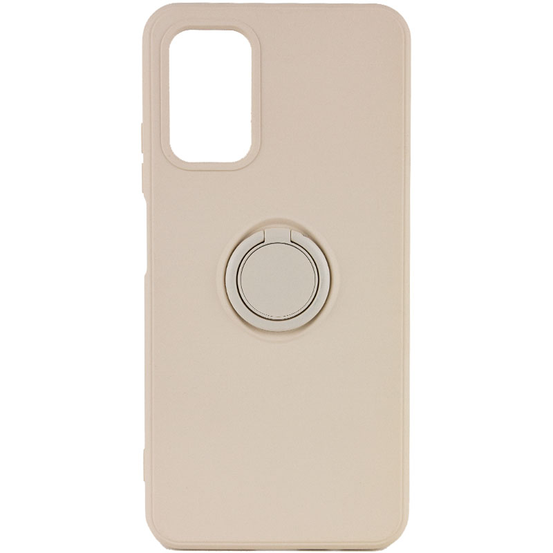 Чехол TPU Candy Ring для Xiaomi Redmi 9 Power (Бежевый / Antique White)