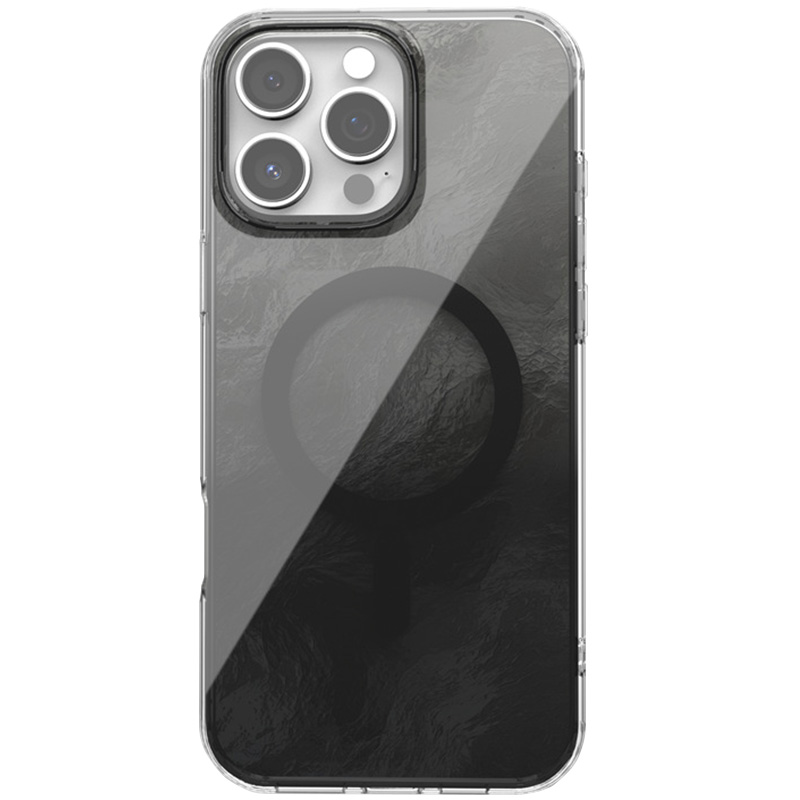 Чехол TPU Shiny Mountain (MagFit) для Apple iPhone 17 Air (6.6") (Black)