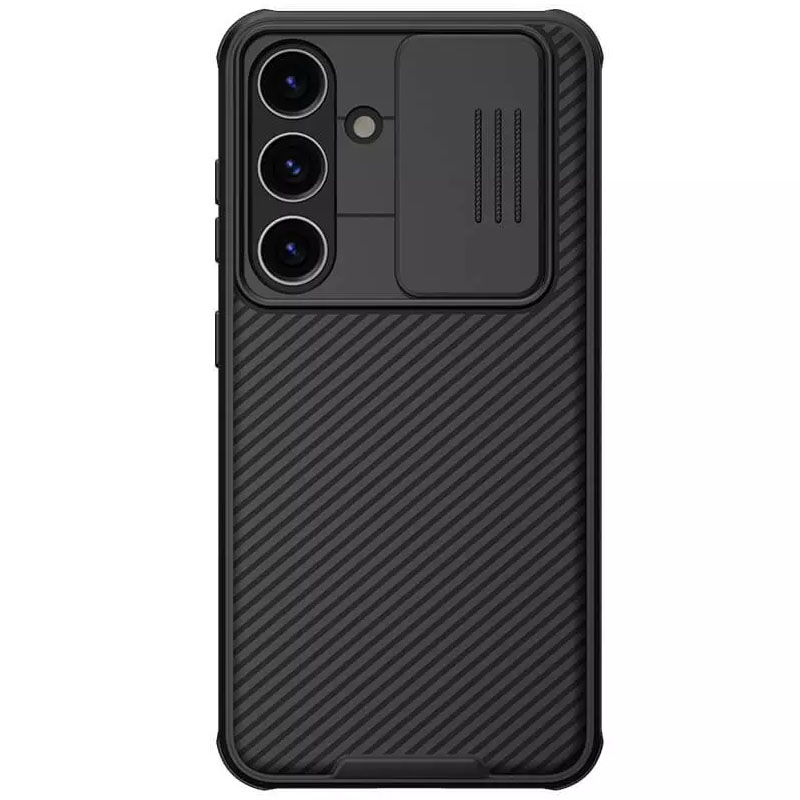 Карбоновая накладка Nillkin CamShield Pro для Samsung Galaxy S24 FE (Black)