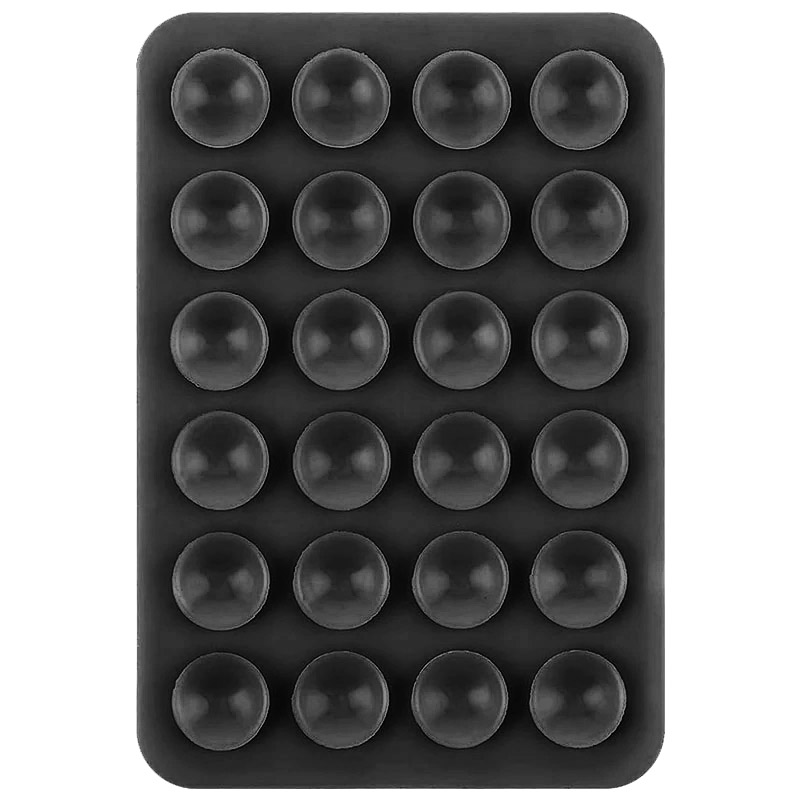 Держатель-присоска для телефона Double Side Silicone 80*55мм (Black)