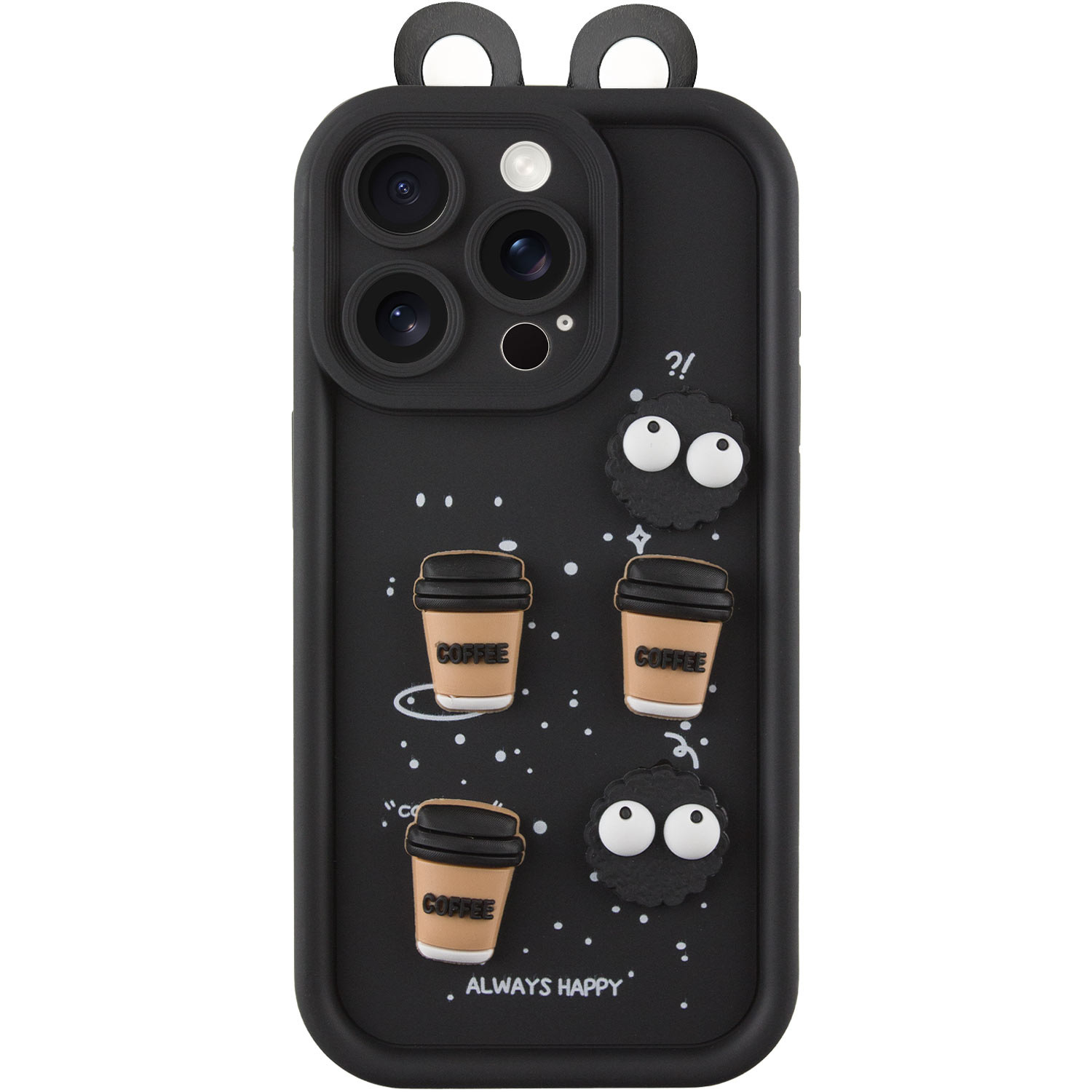 Чохол TPU Toys Case with Ears для Samsung Galaxy A06 (Black)