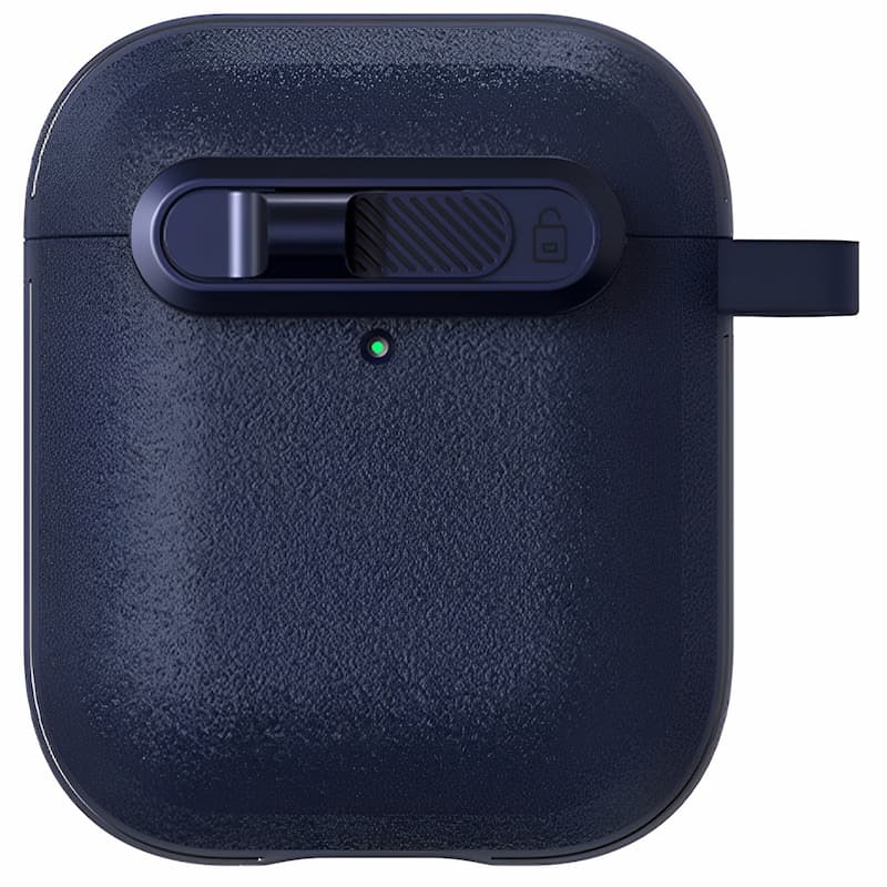 Футляр Frosted для наушников Airpods 1/2 (Blue)