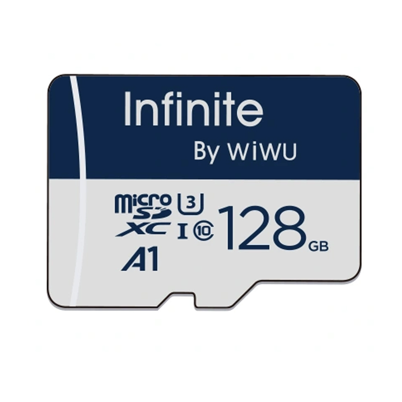 Карта памяти microSDXC WIWU Wi-FC004 Infinite Series 128GB (U3, C10) без адаптера (Blue)