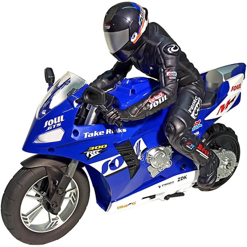 Мотоцикл на радиоуправлении Motorcycle Stunt Drift six-axis Gyroscope (Blue)